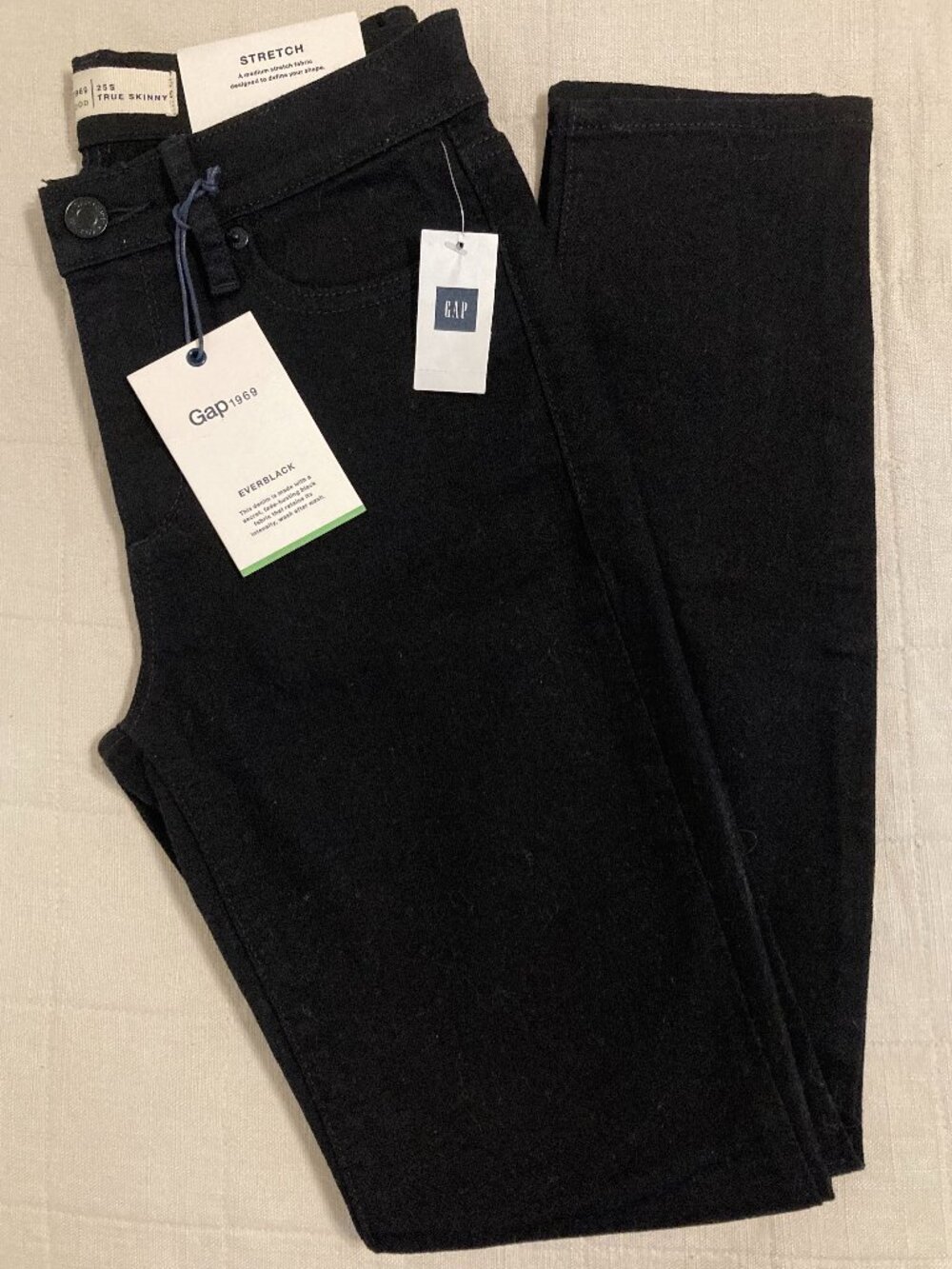 GAP 1969 True Skinny Stretch mid-rise jeans - Size 25S